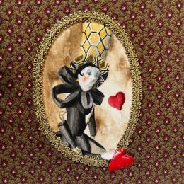 Painting Il Maghetto by Nai | Painting Naive art Acrylic Animals