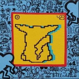 Peinture Cours !  par Belladone | Tableau Pop-art Acrylique, Posca Icones Pop