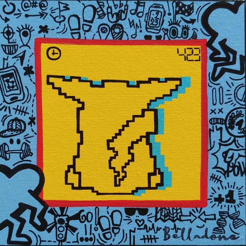 Peinture Cours !  par Belladone | Tableau Pop-art Icones Pop Acrylique Posca