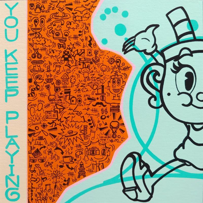 Peinture Dessin analytique de Chalice par Belladone | Tableau Pop-art Icones Pop Acrylique Posca