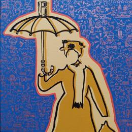 Pintura Umbrella por Belladone | Pintura Pop art Acrílico, Posca Iconos pop