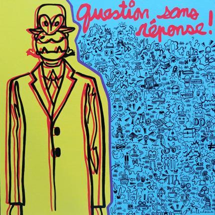 Painting Question sans réponse by Belladone | Painting Pop-art Acrylic, Posca Pop icons