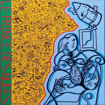 Peinture Le prince des nuées par Belladone | Tableau Pop-art Acrylique, Posca Icones Pop