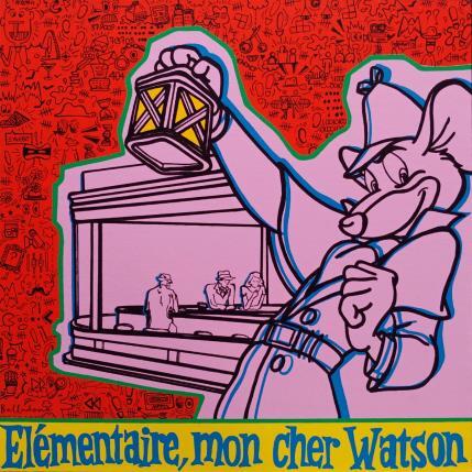 Painting L'enquête by Belladone | Painting Pop-art Acrylic, Posca Pop icons