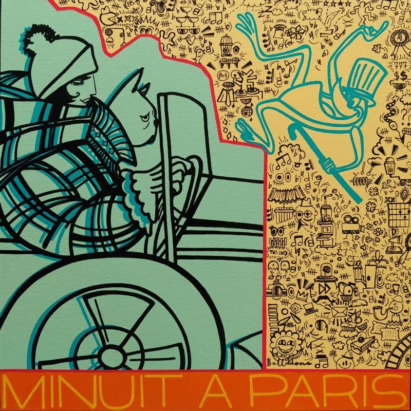 Pintura Minuit à Paris por Belladone | Pintura Pop art Iconos pop Acrílico Posca