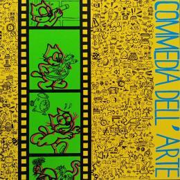 Peinture Commedia dell'arte par Belladone | Tableau Pop-art Acrylique, Posca Icones Pop