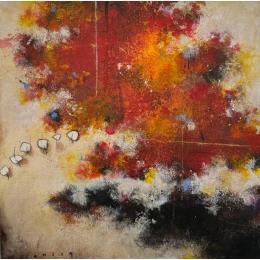 Gemälde Woodstock von Jiménez Conesa Francisco | Gemälde Abstrakt Acryl, Öl