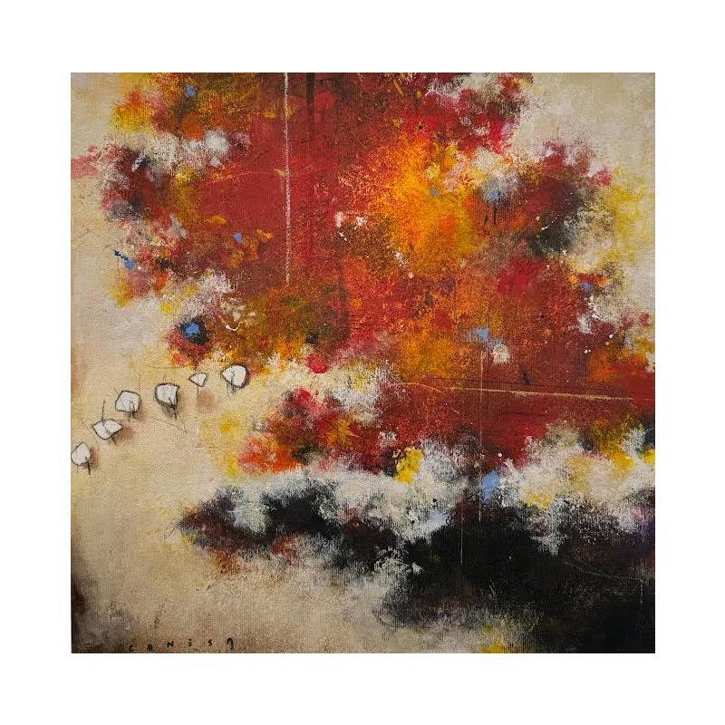 Painting Woodstock by Jiménez Conesa Francisco | Painting Abstract Oil Acrylic