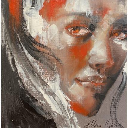 Painting Notte  by Abbondanzia Monica | Painting Figurative Oil Portrait