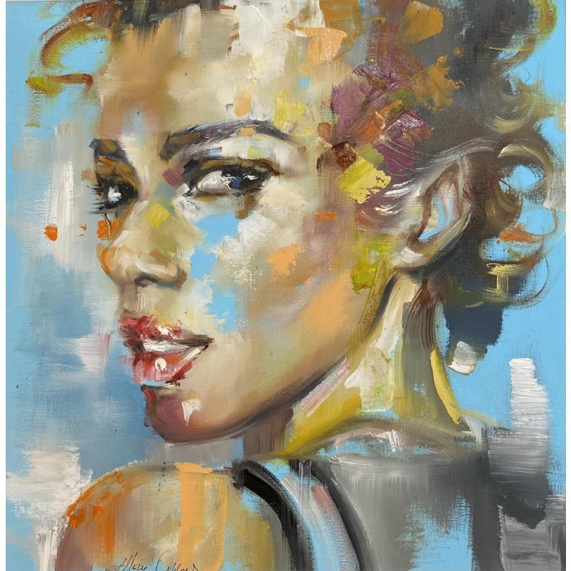 Painting Oasi by Abbondanzia Monica | Painting Figurative Portrait Oil