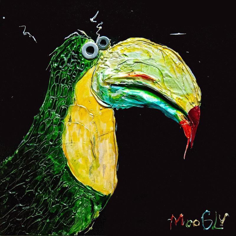 Pintura Prépondérus por Moogly | Pintura Arte naïf Animales Acrílico Resina