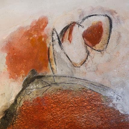 Painting De l'imprévu by Han | Painting Abstract Landscapes