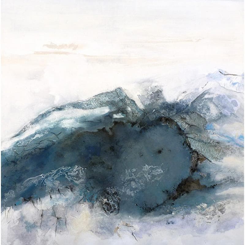 Gemälde Vague à l'âme von Han | Gemälde Abstrakt Landschaften