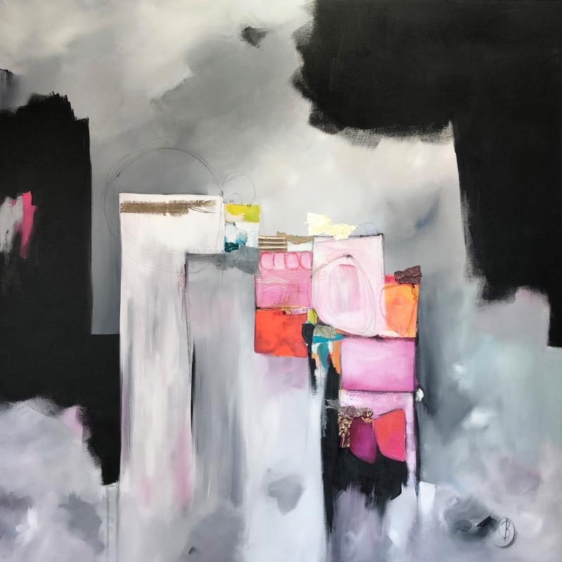 Peinture Le refuge des émotions par Lau Blou | Tableau Abstrait Acrylique