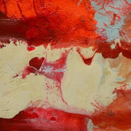 Peinture Quelque chose à rêver par Han | Tableau Abstrait Paysages