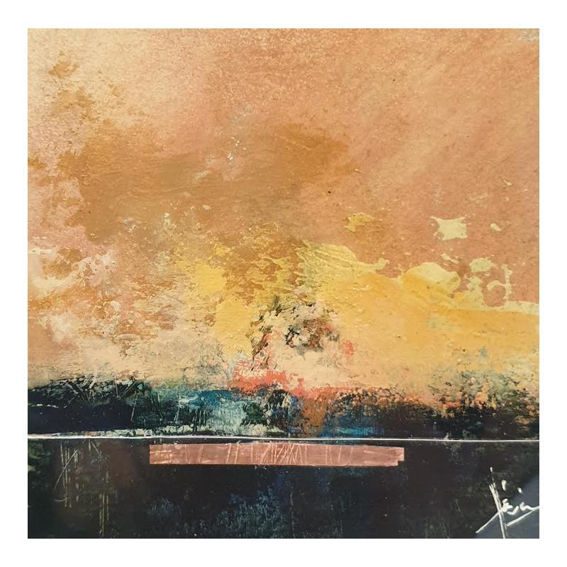 Painting Abstraction #1386 by Hévin Christian | Painting Abstract Minimalist Acrylic