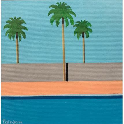 Peinture Silence Pool par Trevisan Carlo | Tableau Figuratif Huile Architecture