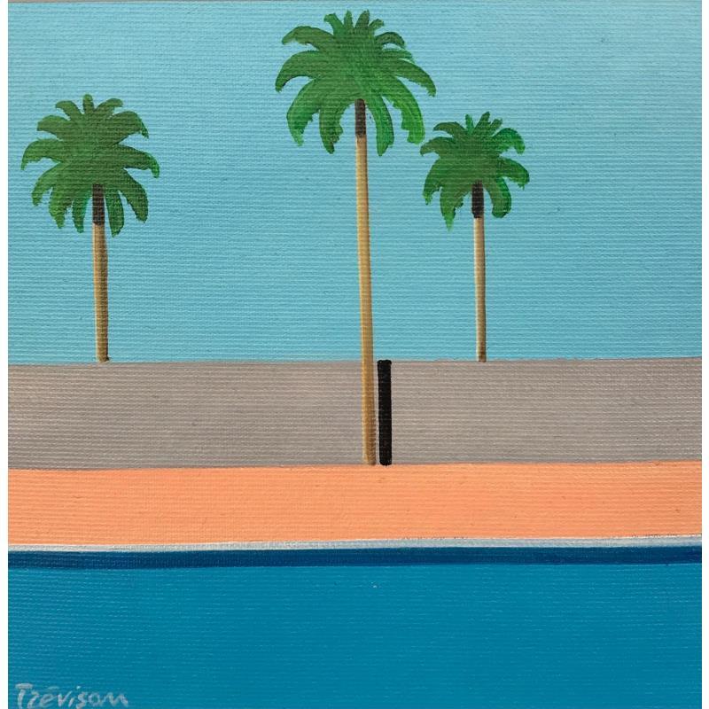 Gemälde Silence Pool von Trevisan Carlo | Gemälde Figurativ Architektur Öl