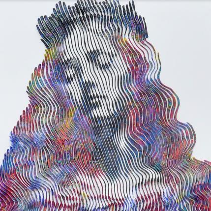Peinture Marie Queen of Heaven par Schroeder Virginie | Tableau Pop-art Acrylique, Huile Icones Pop