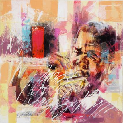 Painting Jazz Dance by Silveira Saulo | Painting Figurative Acrylic Music