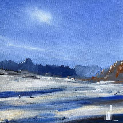 Painting Down the valley by Guillet Jerome | Painting Figurative Acrylic, Oil