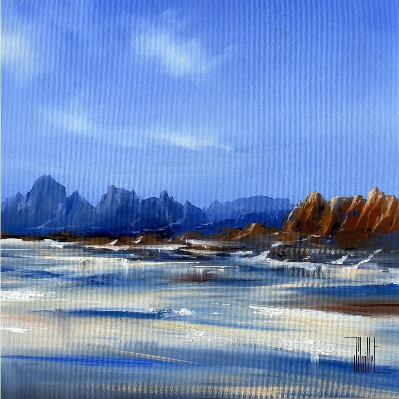 Painting Countryside shadows by Guillet Jerome | Painting Figurative Nature Oil Acrylic