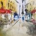 Painting Instant partagé by Raffin Christian | Painting Figurative Urban Oil Acrylic