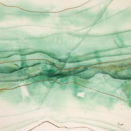 Painting Lichen minéral by Baroni Victor | Painting Abstract Acrylic Minimalist