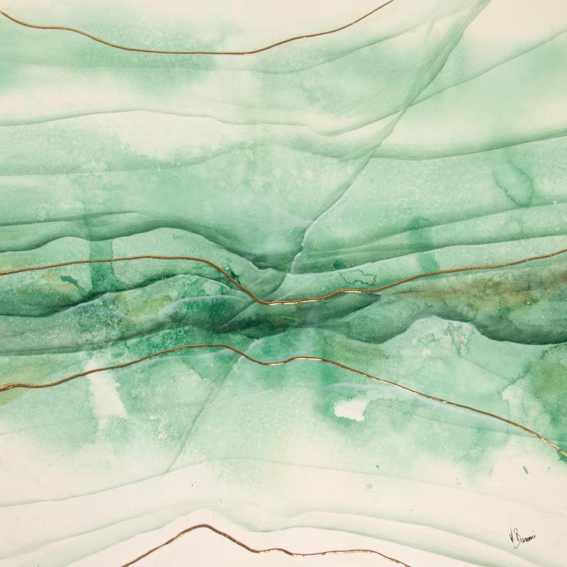 Peinture Lichen minéral par Baroni Victor | Tableau Abstrait Minimaliste Acrylique