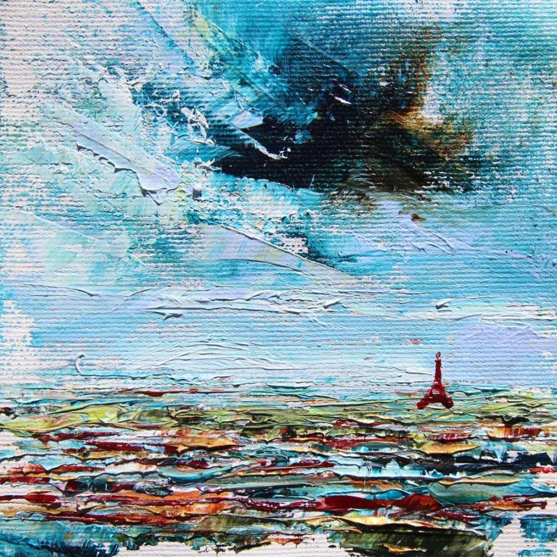 Painting Paris le jour #1 by Reymond Pierre | Painting Figurative Urban Oil