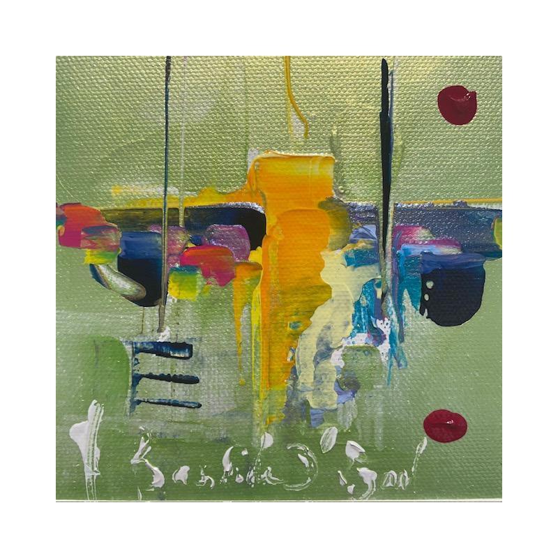 Peinture Matin Serein par Bastide d´Izard Armelle | Tableau Abstrait Animaux Huile