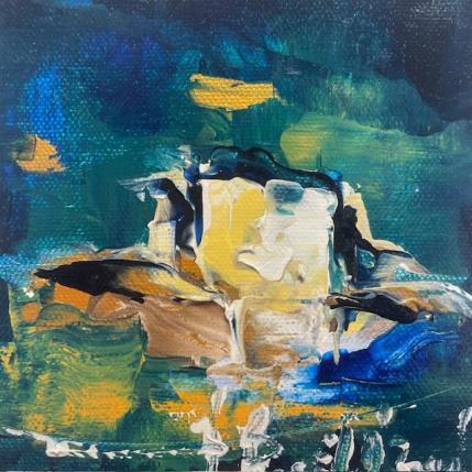 Peinture Comme un phare dans la nuit par Bastide d´Izard Armelle | Tableau Abstrait Huile Animaux