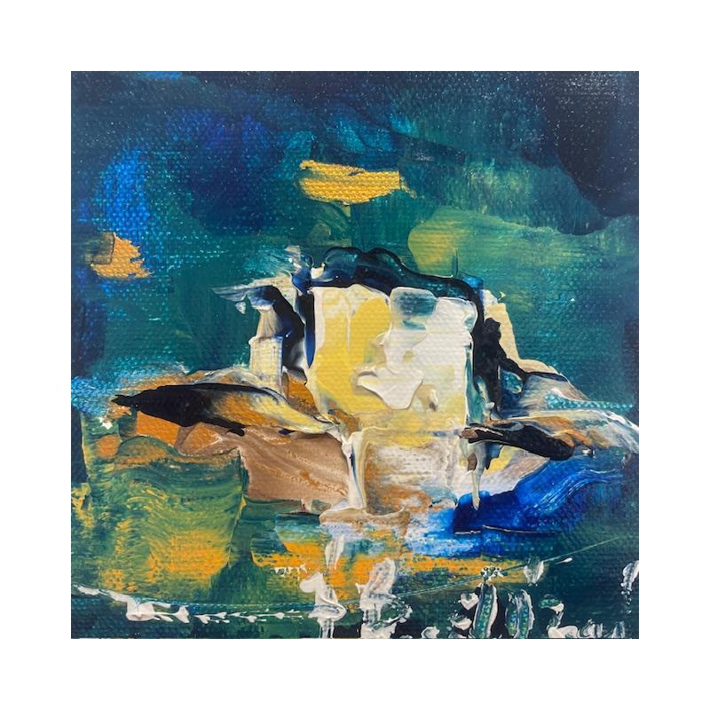 Painting Comme un phare dans la nuit by Bastide d´Izard Armelle | Painting Abstract Animals Oil