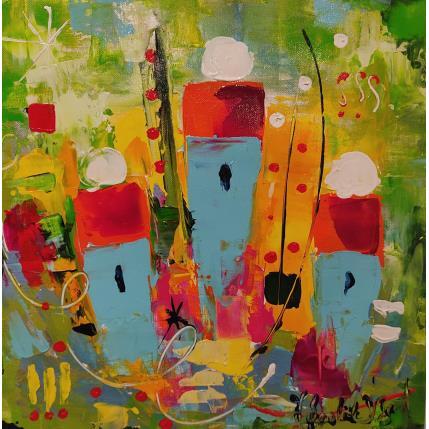 Peinture Dali, la résistance en riant par Bastide d´Izard Armelle | Tableau Abstrait Huile Architecture, Paysages