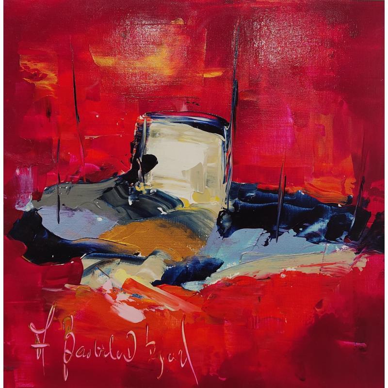 Peinture Comme une île par Bastide d´Izard Armelle | Tableau Abstrait Animaux Huile