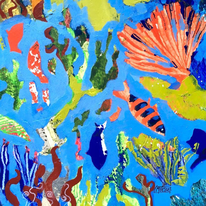 Peinture Jour de fête  en mer  par Bertre Flandrin Marie-Liesse | Tableau Figuratif Marine Acrylique