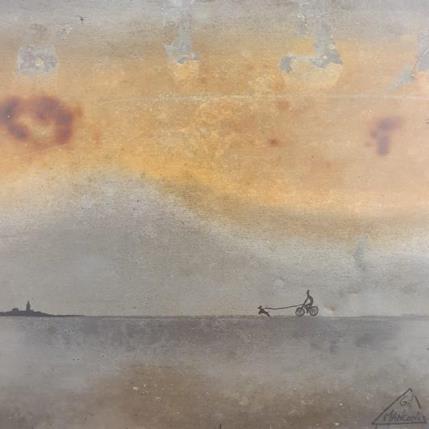 Peinture Trifine par Manconi Gil | Tableau Figuratif Métal Minimaliste