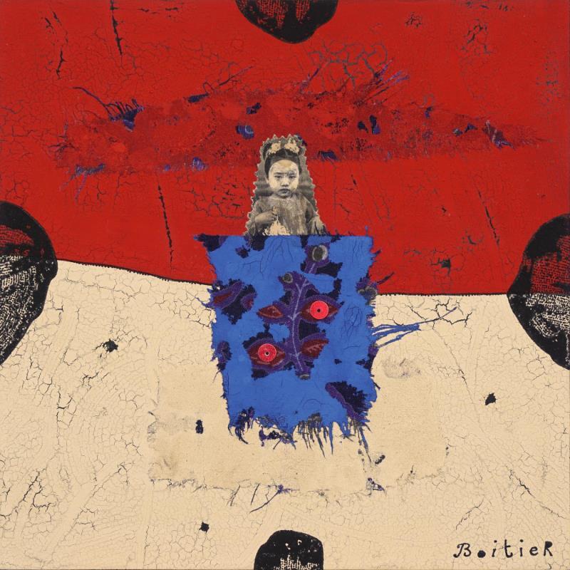 Pintura 19-144 por Boitier Thierry | Pintura Arte bruto Pigmentos