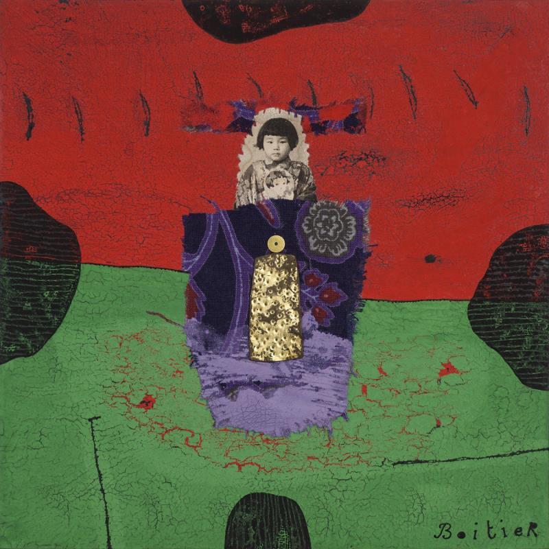 Pintura 19-147 por Boitier Thierry | Pintura Arte bruto Pigmentos