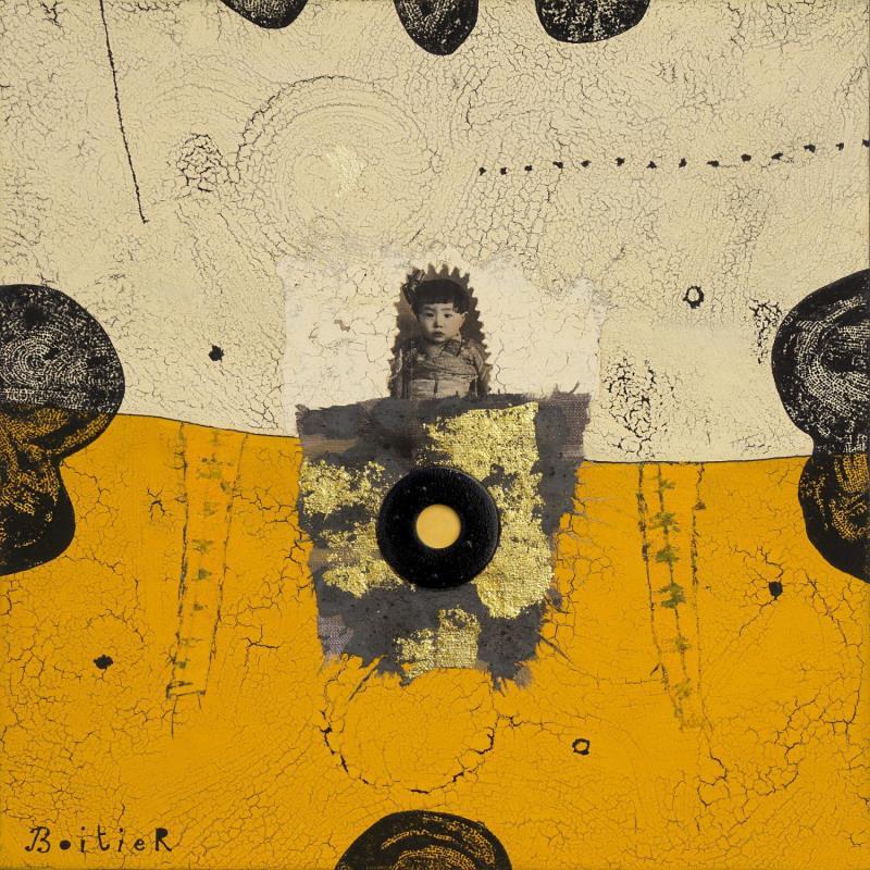 Painting 25-126 by Boitier Thierry | Painting Raw art Pigments