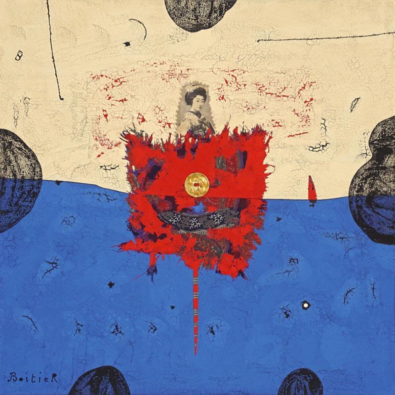 Pintura 36-100 por Boitier Thierry | Pintura Arte bruto Pigmentos