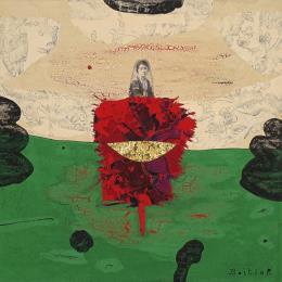 Peinture 36-102 par Boitier Thierry | Tableau Art Singulier Pigments