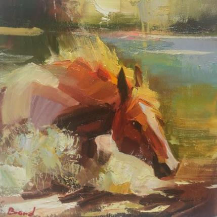 Peinture Unrestrained par Bond Tetiana | Tableau Figuratif Huile Animaux