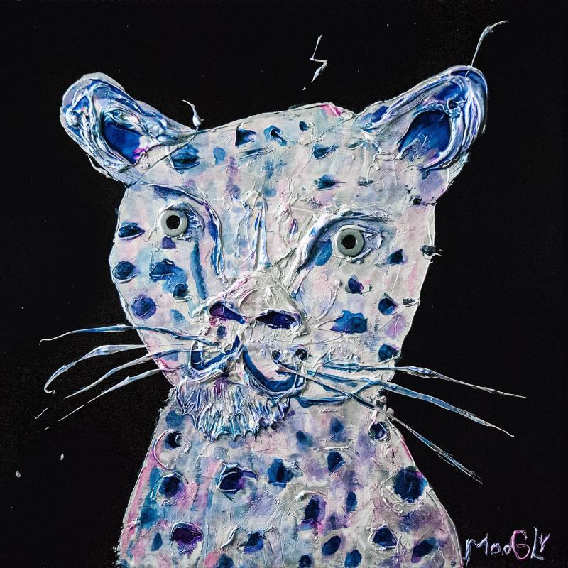 Peinture Hermaphrodius par Moogly | Tableau Art naïf Animaux Acrylique Résine