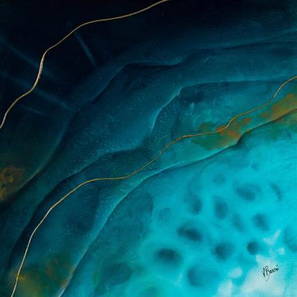 Peinture Abîme cristalin par Baroni Victor | Tableau Abstrait Acrylique Minimaliste