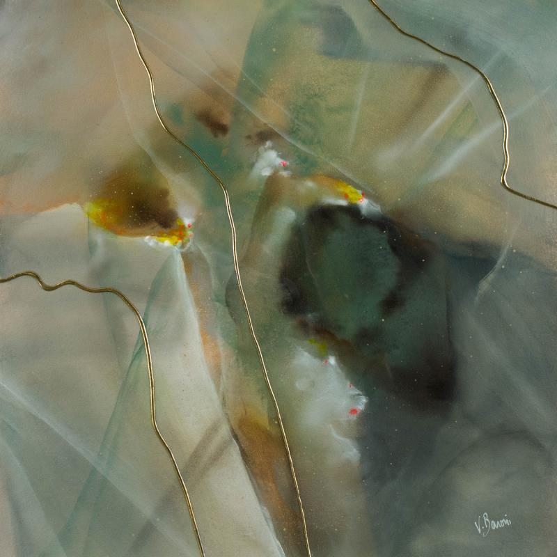 Peinture Onyx opalin II par Baroni Victor | Tableau Abstrait Minimaliste Acrylique