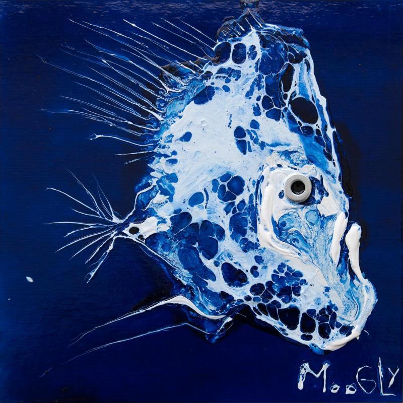 Peinture VERTIGINUS par Moogly | Tableau Art naïf Animaux Acrylique