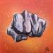 Painting Le poing by S4m | Painting Street art Life style Acrylic Gluing