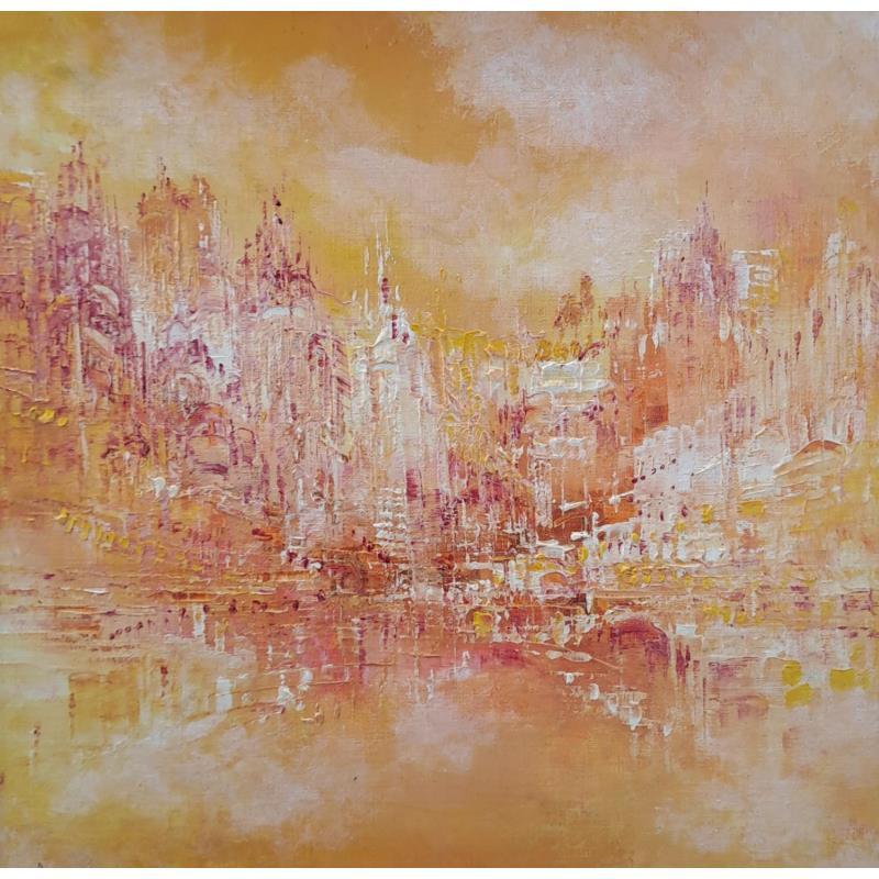 Peinture plein été par Levesque Emmanuelle | Tableau Figuratif Huile