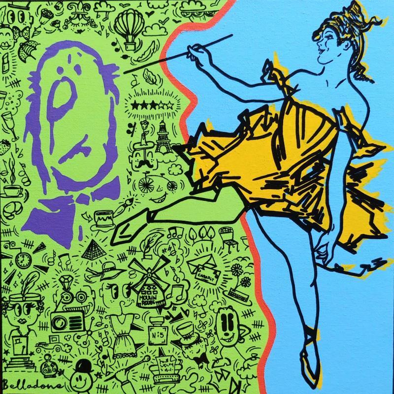 Painting Le cabaret by Belladone | Painting Pop-art Pop icons Acrylic Posca